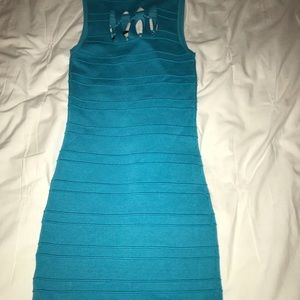 bebe turquoise dress